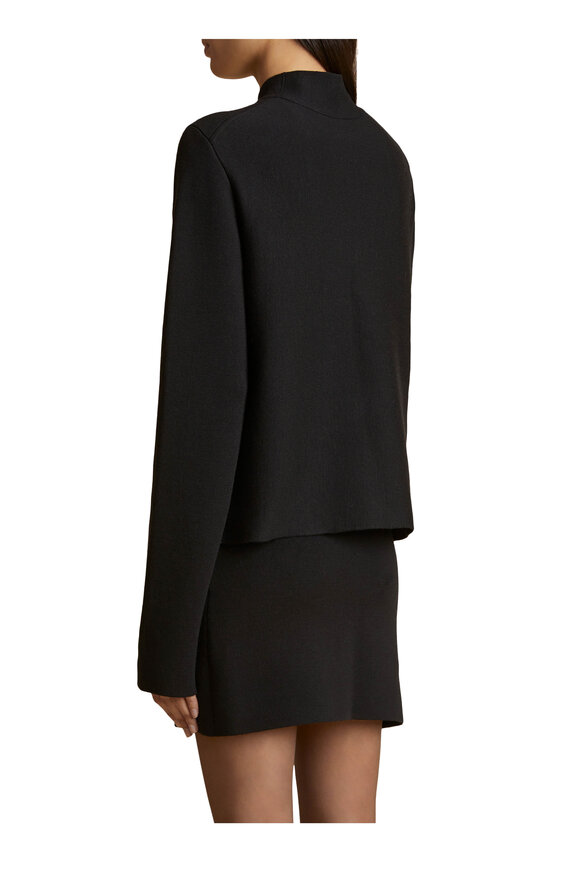 Khaite Calliope Black Wool Top - view 3