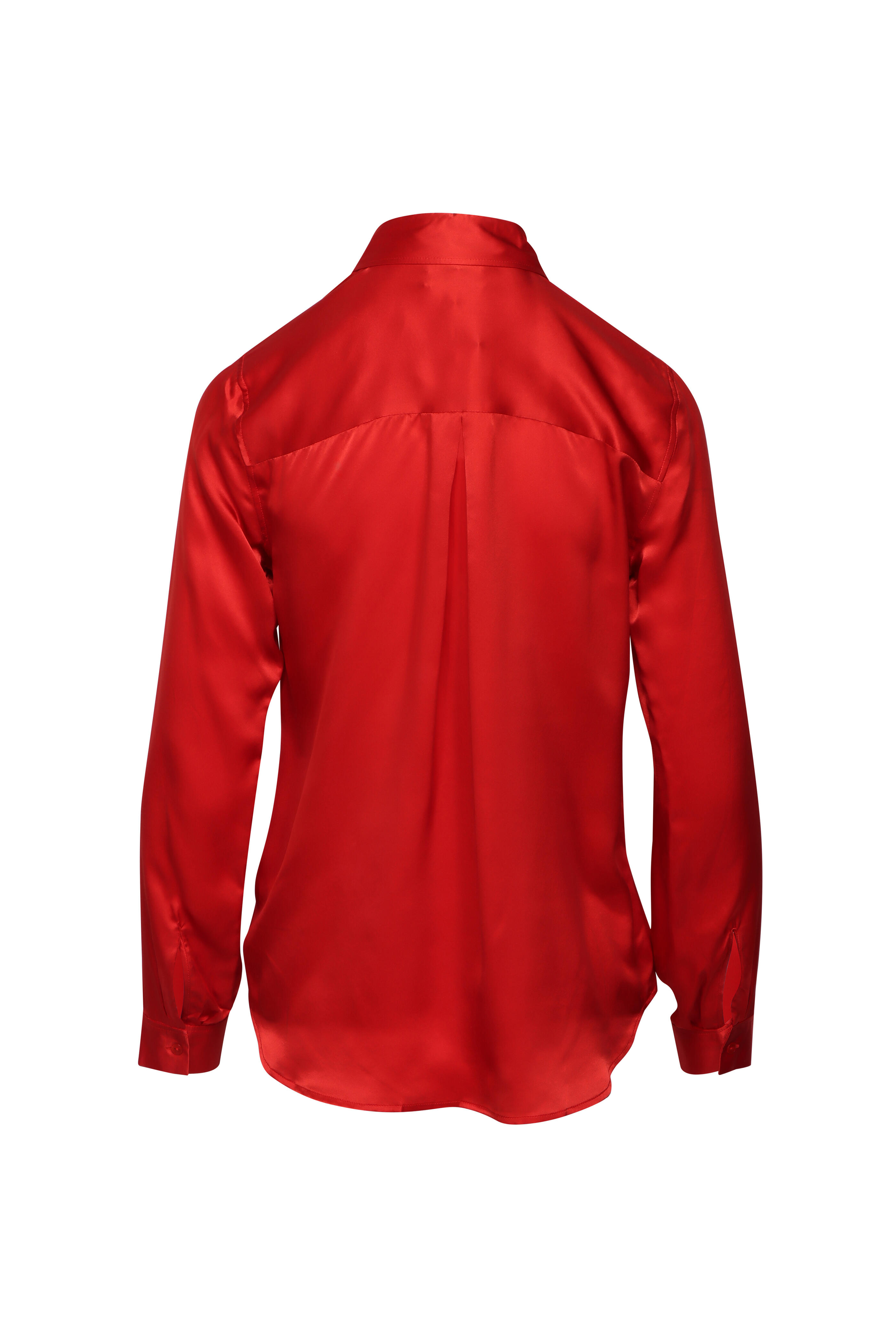 L'Agence - Tyler Engine Red Button Up Shirt