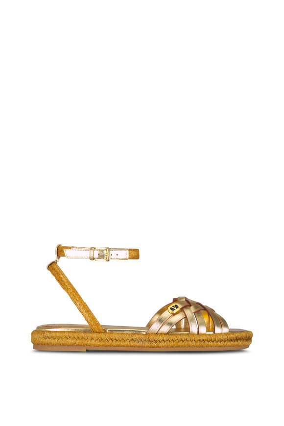 Valentino Garavani BriBri Antique Brass Espadrille - view 3