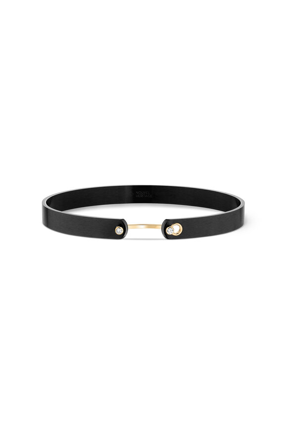 Nouvel Heritage Midnight In Manhattan GM Mood Men's Bangle - view 1