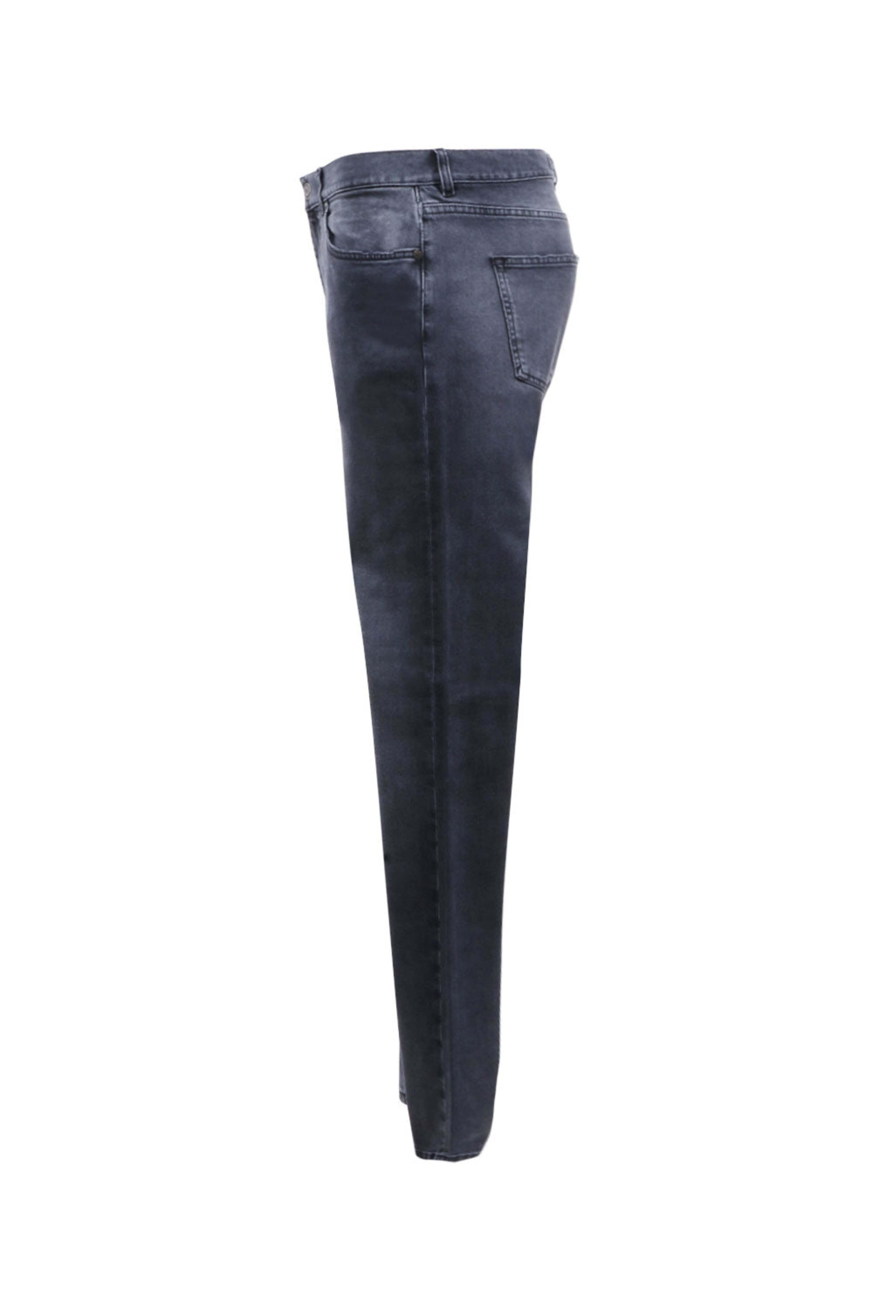 Marco Pescarolo - Dark Gray Bull Denim Five Pocket Pant
