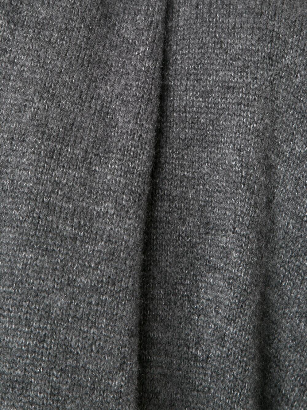The Row - Mater Dark Gray Cashmere & Silk Blend Cardigan