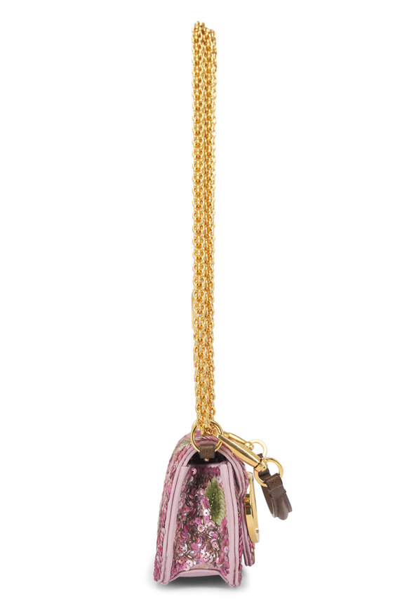 Valentino Garavani Small Loco Rose Sequin Shoulder Bag - view 4