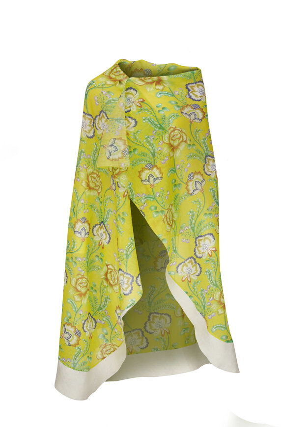 Dorothee Schumacher Natural Volumes Colorful Yellow Convertible Scarf