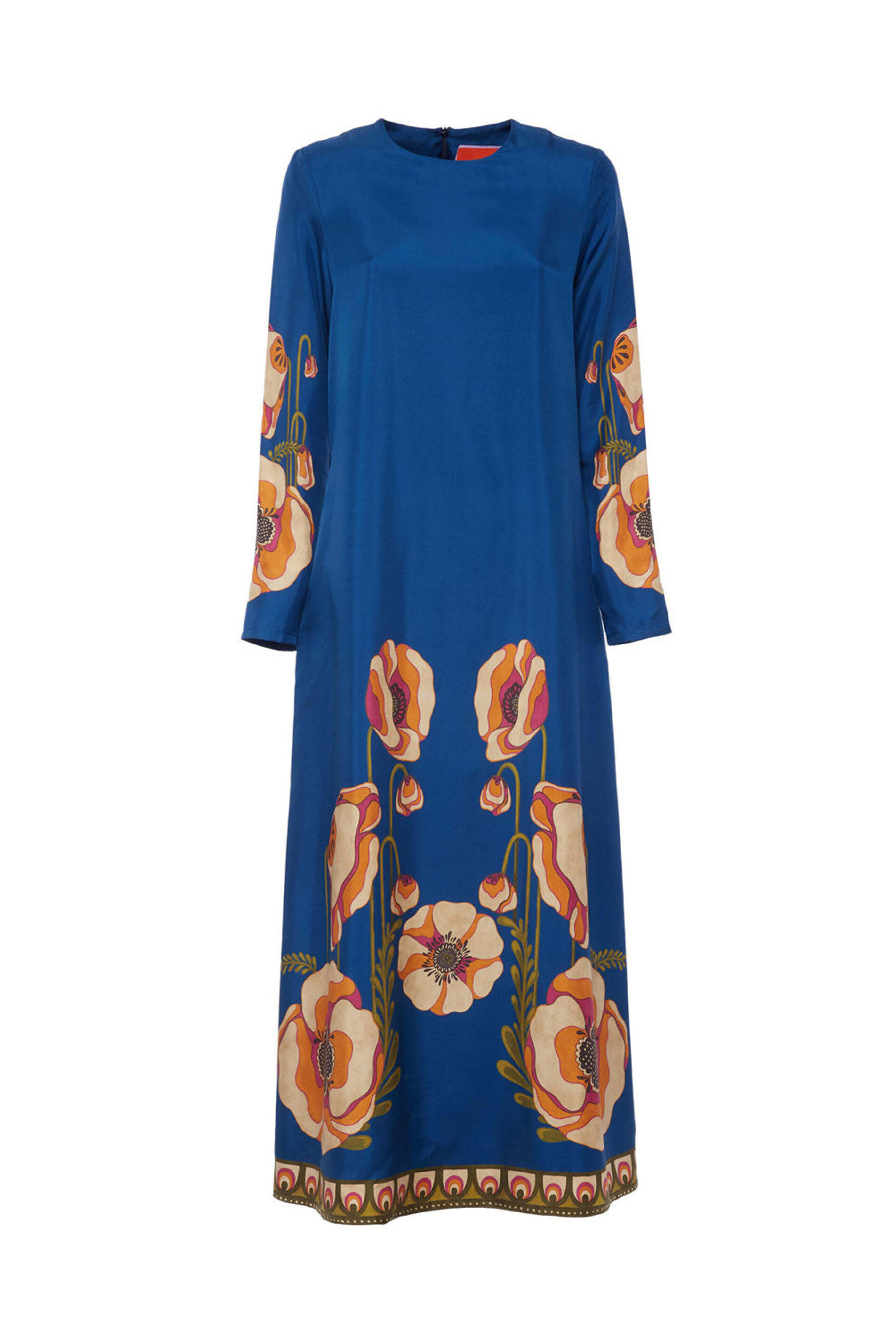 La DoubleJ - Poppies Blue Placee Swing Dress | Mitchell Stores La DoubleJ - Poppies Blue Placee Swing Dress | Mitchell Stores
