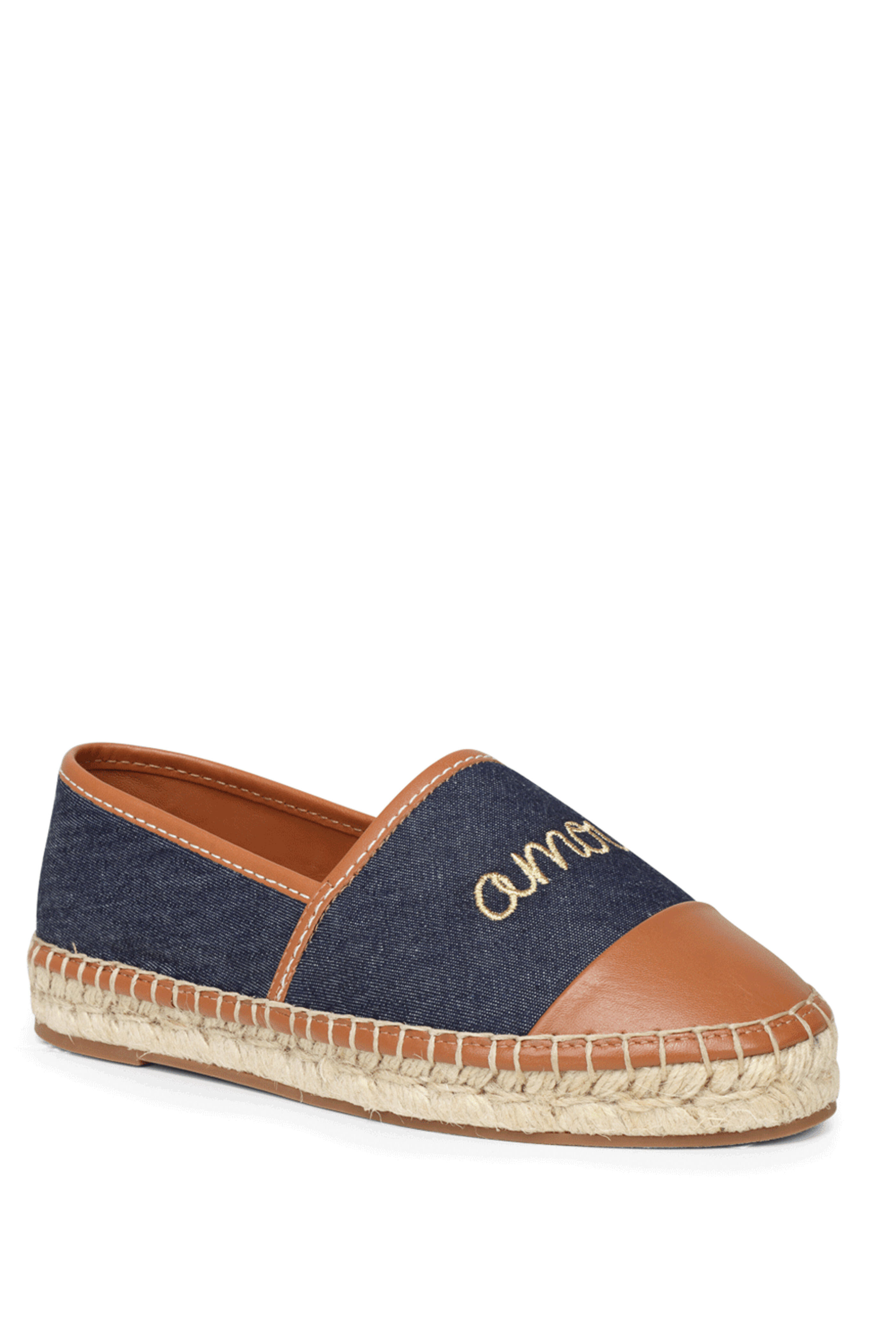 Cinq A Sept - Jenna Denim Flat Espadrille in Indigo