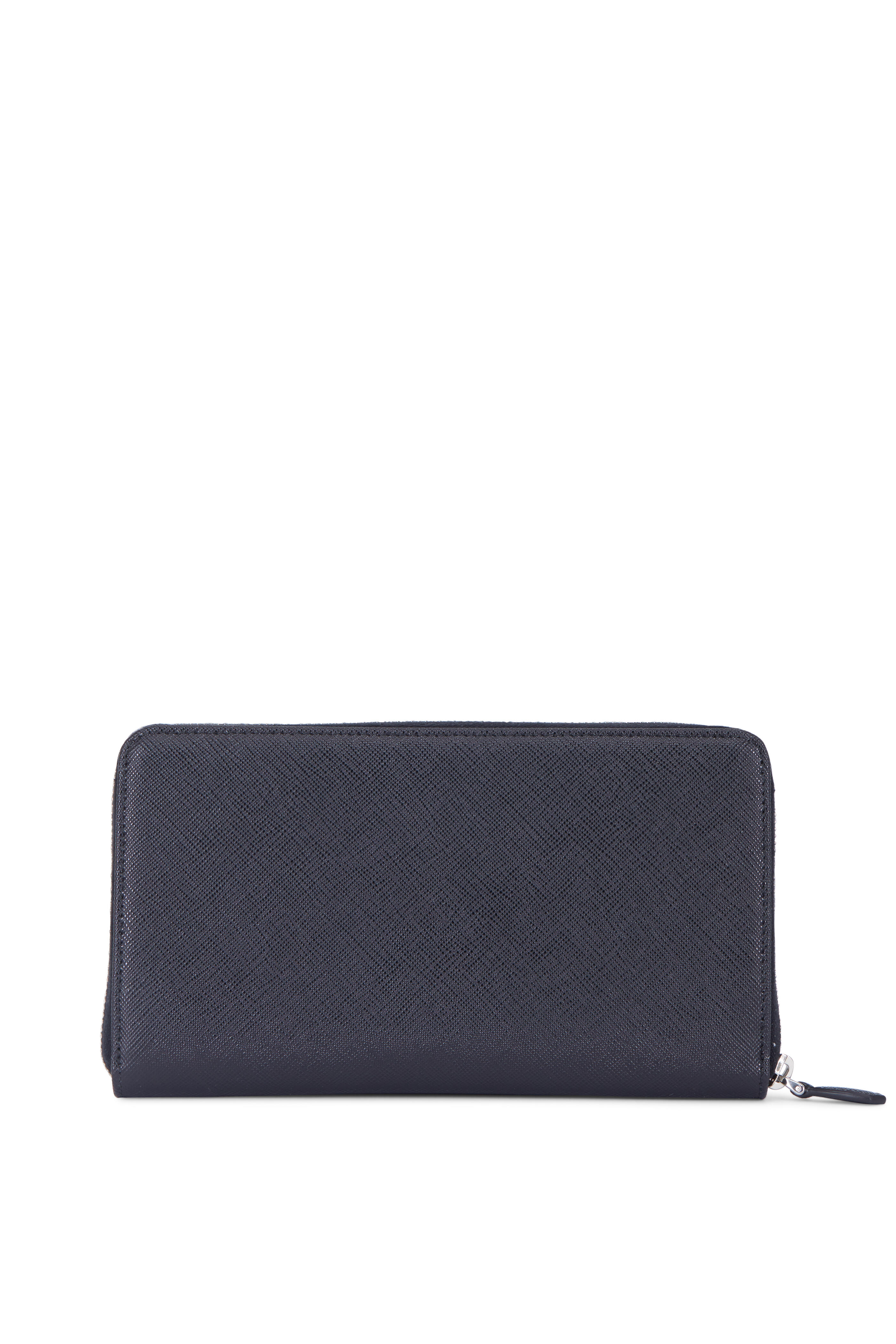 Prada Character Saffiano Leather Zip Wallet In Multi
