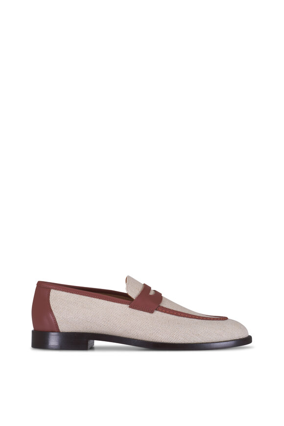 Loro Piana Sergio Natural & Caramel Sugar Loafer - view 2