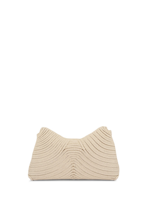 Totême Mini T-Lock Pearl Rope Clutch - view 3