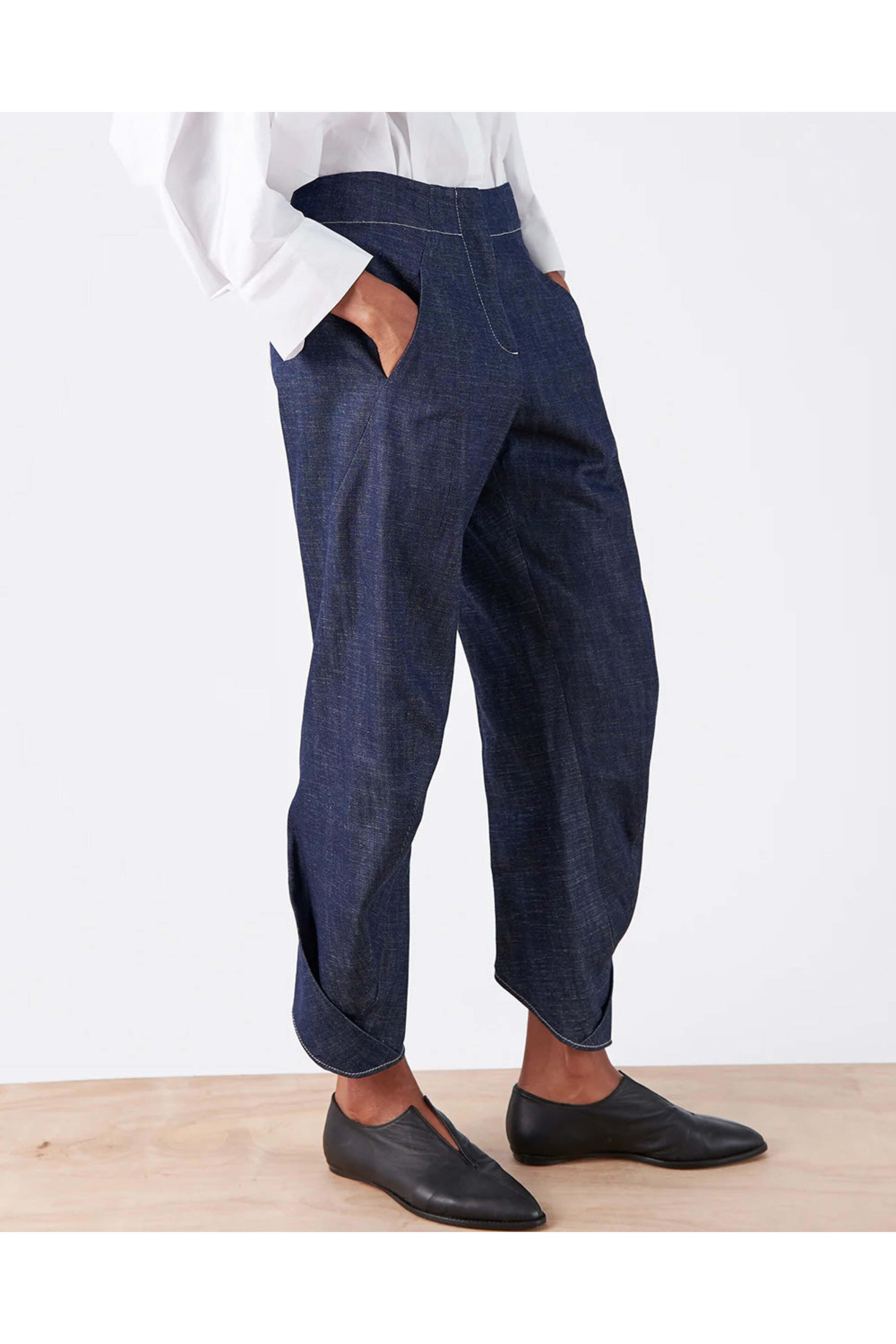 Zero + Maria Cornejo - Indigo Denim Takeo Pant
