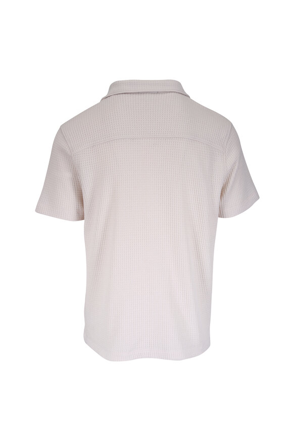 Vince Marco Waffle White Cabana Shirt - view 2