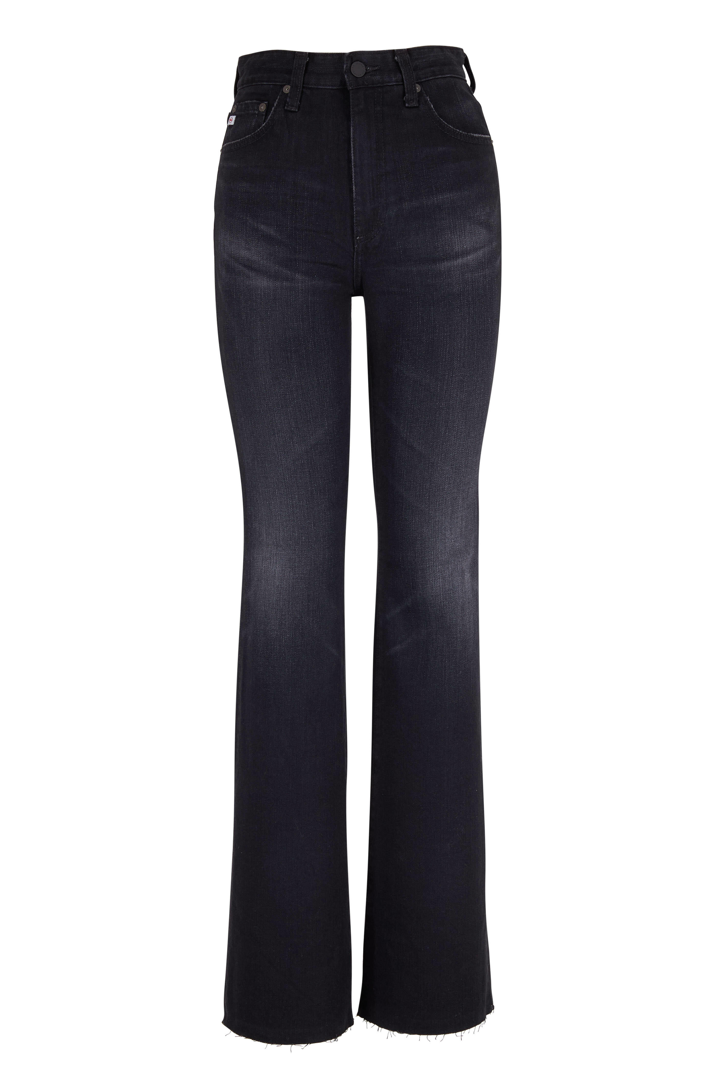 AG - Alexxis Washed Black High-Rise Vintage Boot Jean