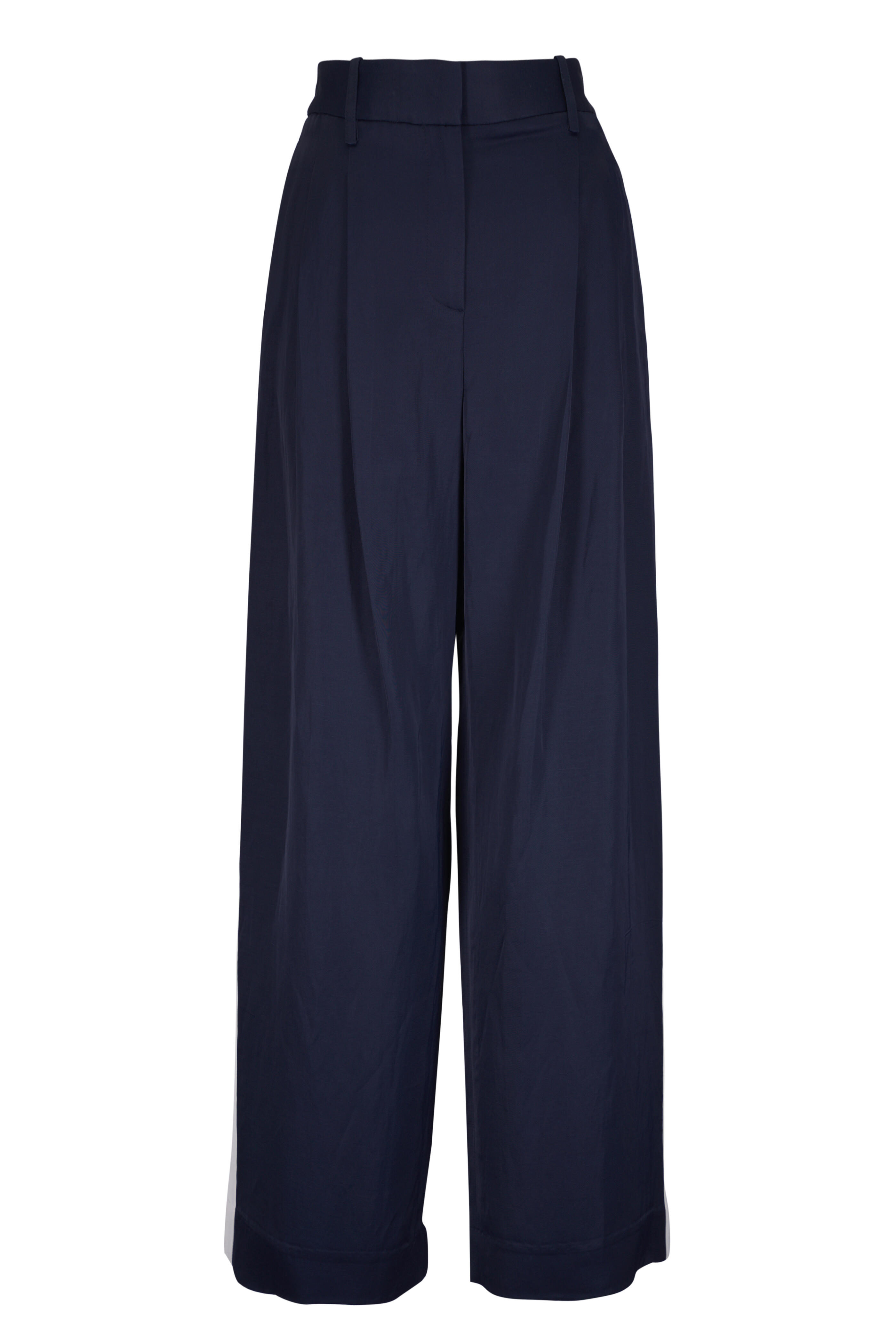 TWP - Sulli Tux Midnight & Bone Coated Pant