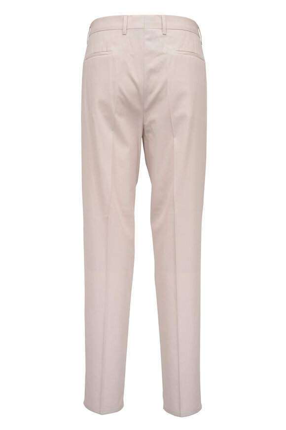 Brunello Cucinelli Jute Cotton Single Pleat Pant - view 3