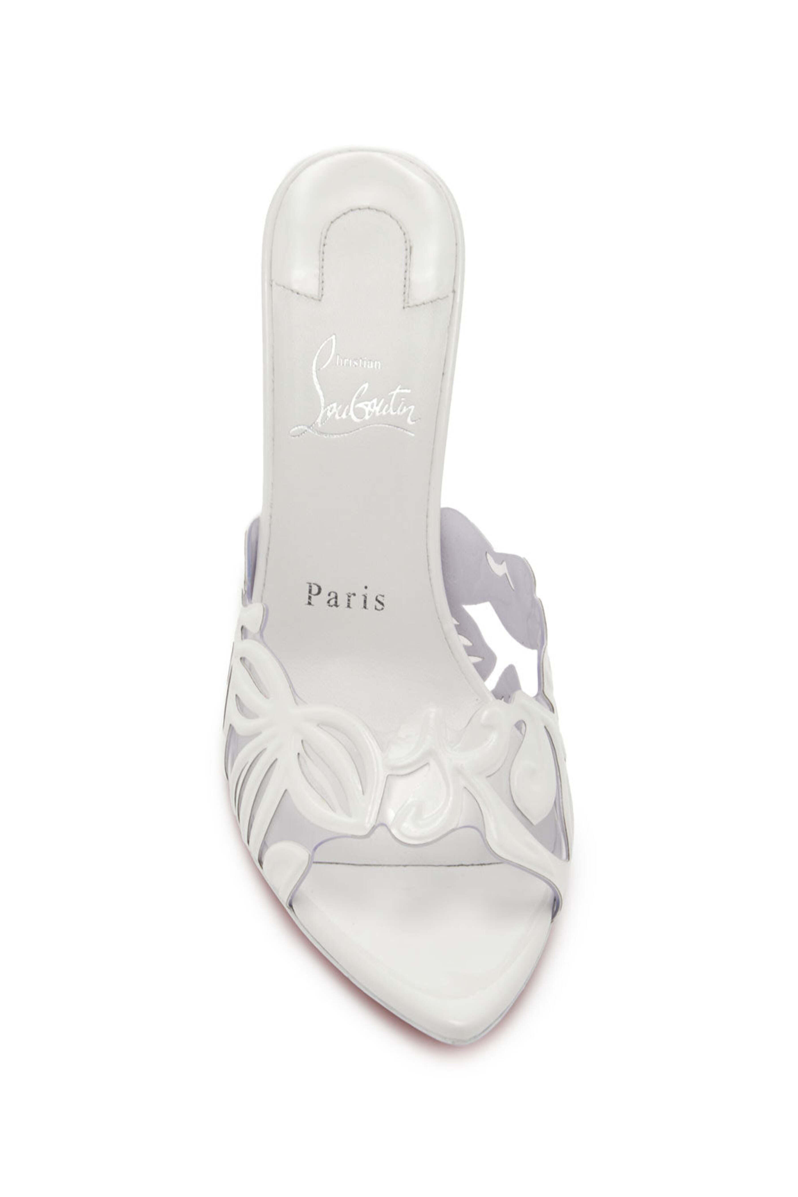 Christian Louboutin - Apostropha Mule in White