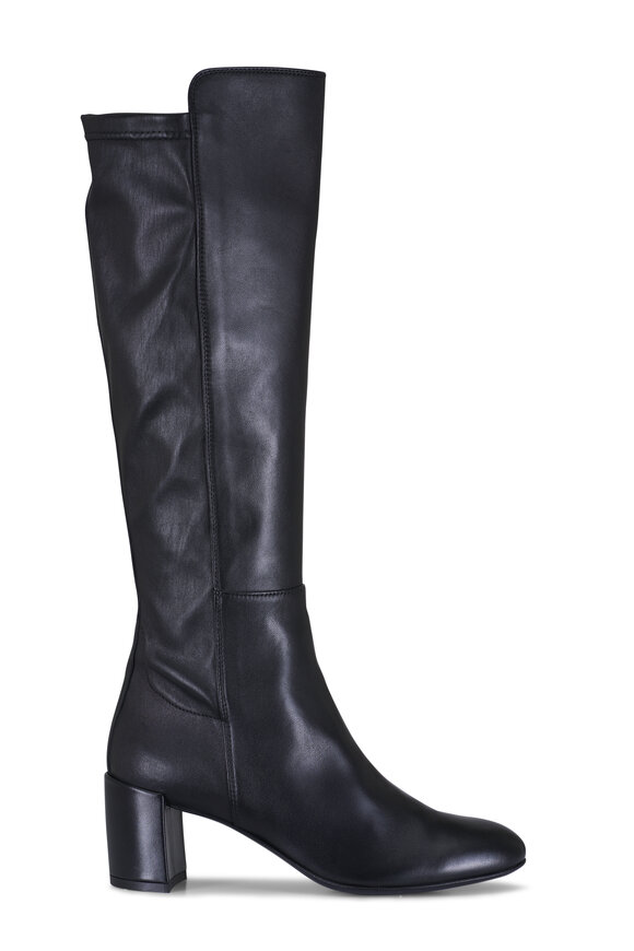 Valentino Garavani - Rockstud Calfskin Biker Boot in Nero