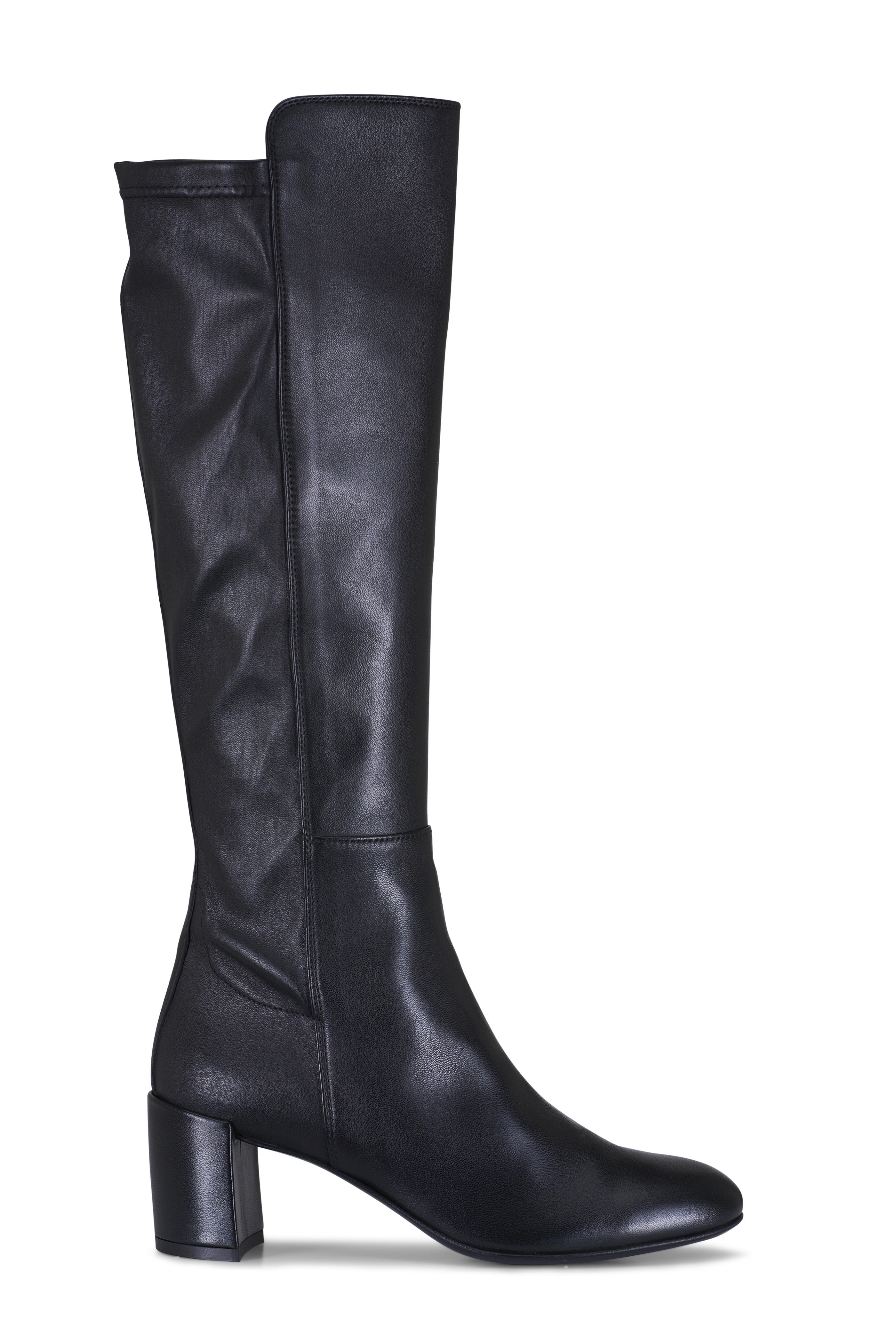 AGL - Lynn High Black Soft Leather Tall Boot, 50mm