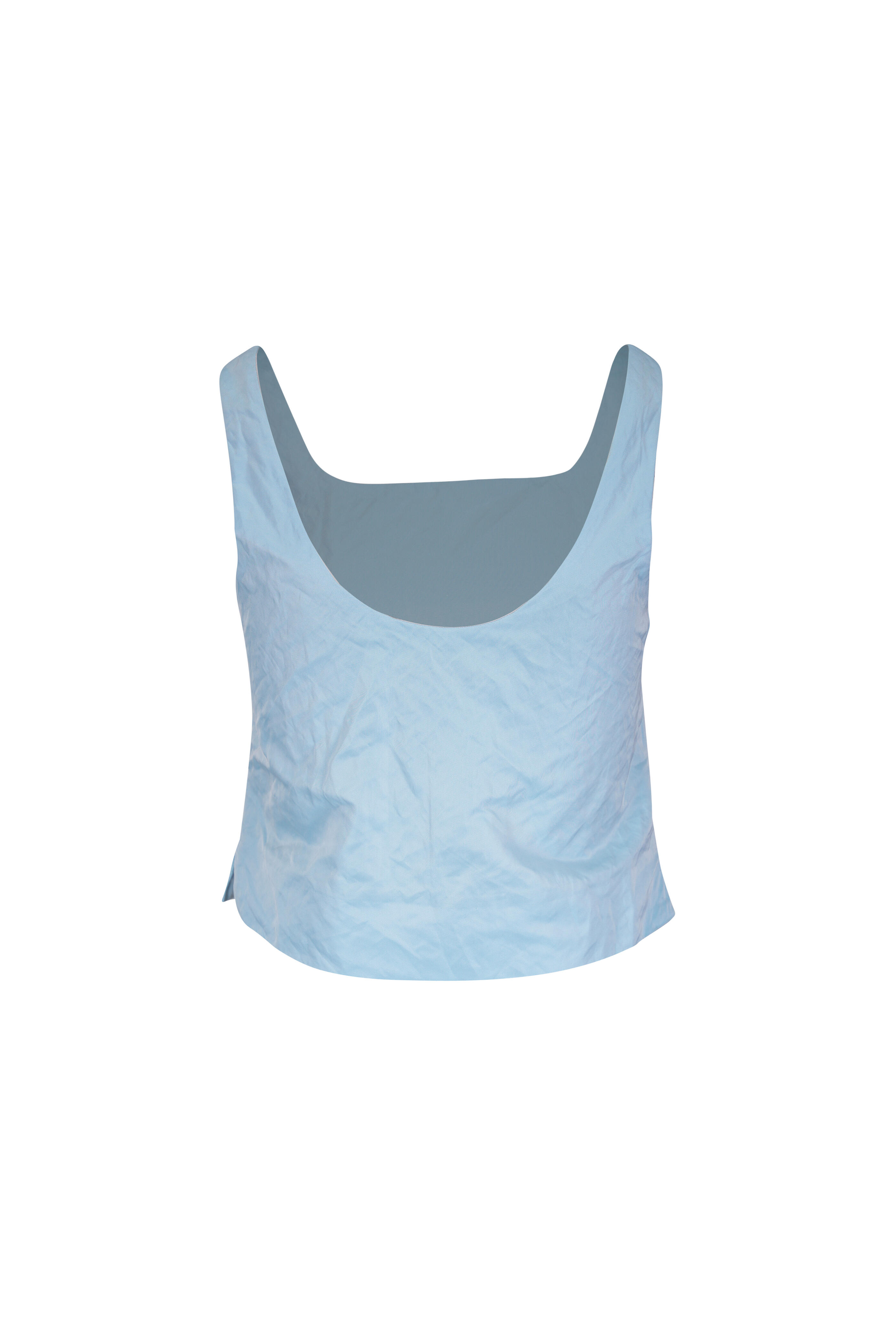 Odeeh - Duchesse Ciel Blue Cropped Tank