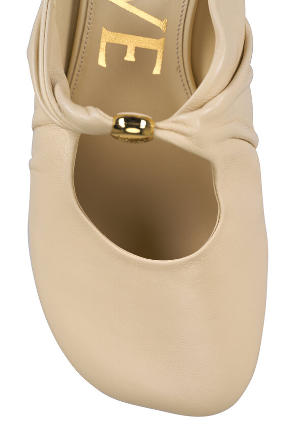 Loewe Pebble Soft Dough Leather Mule, 45mm - view 5