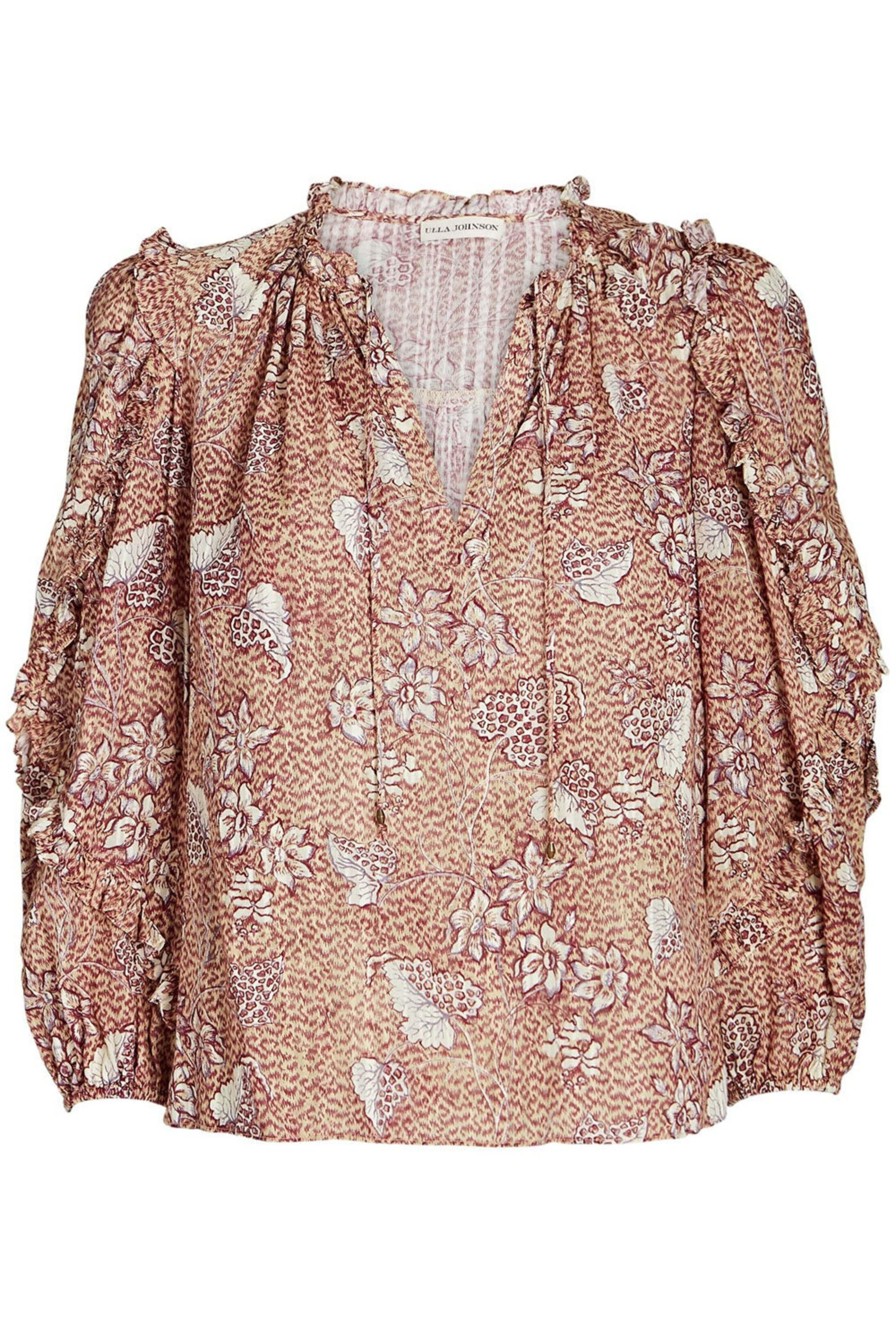 Ulla Johnson - Sandalwood Long Sleeve Manet Blouse