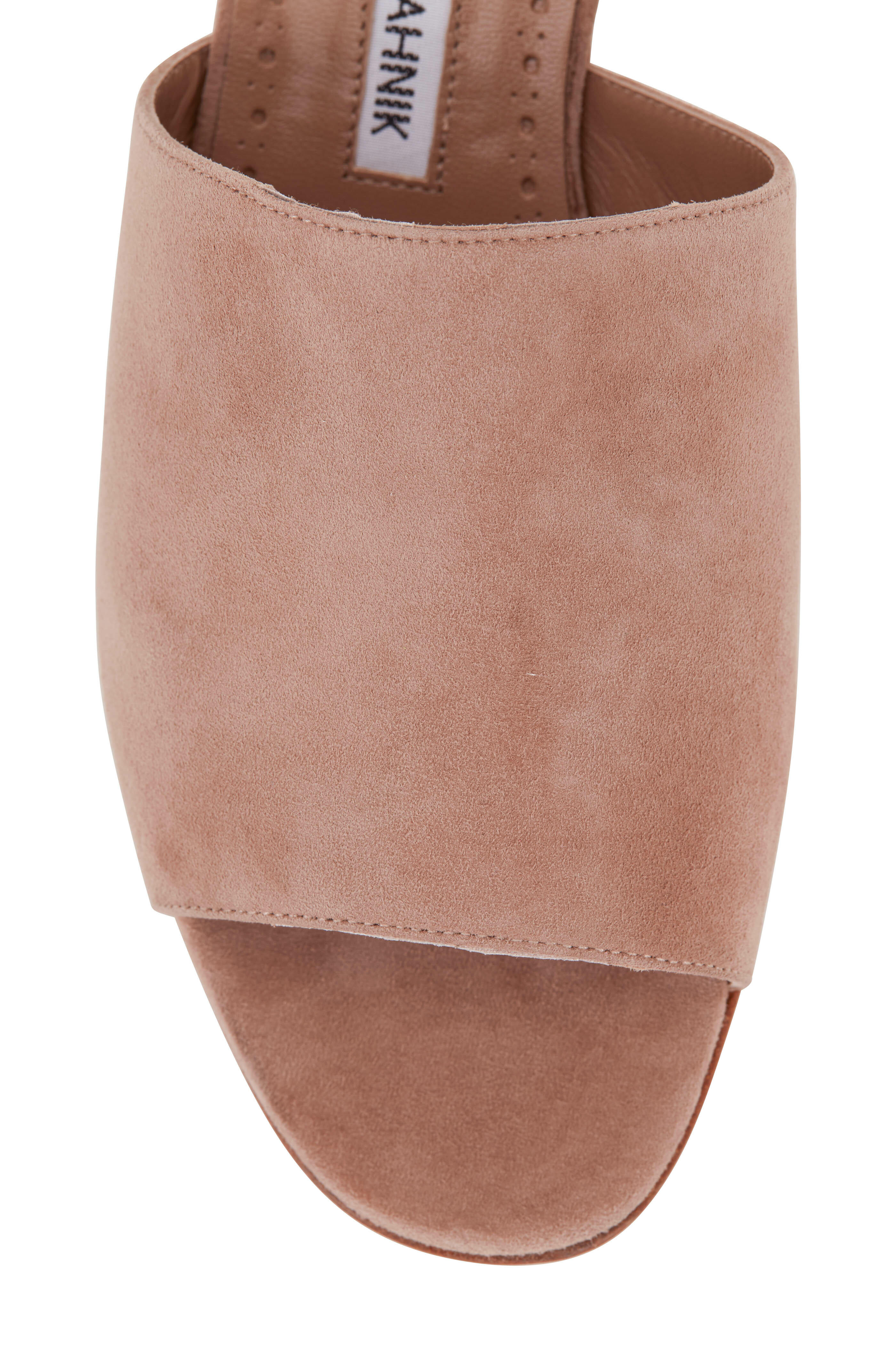 MANOLO BLAHNIK スエードミュール　36.5 MANOLO BLAHNIK マノロブラニク ミュール MAYSALE SUEDE DAIM