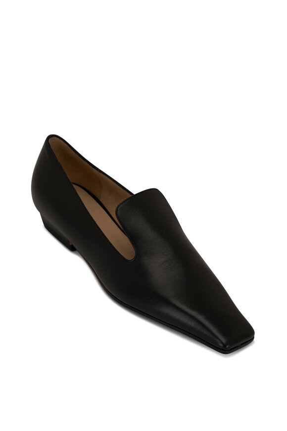 Khaite - Marfa Black Leather Loafer