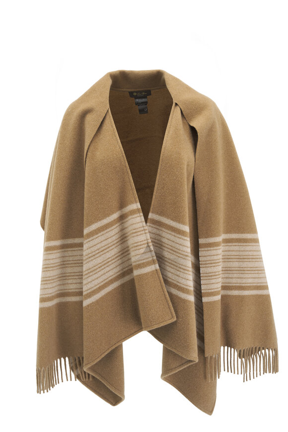 Loro Piana Daisy Stripe Scarf