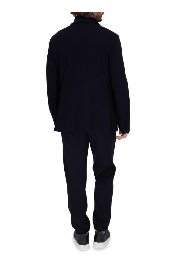 Zegna - Navy High Performance Wool Pant