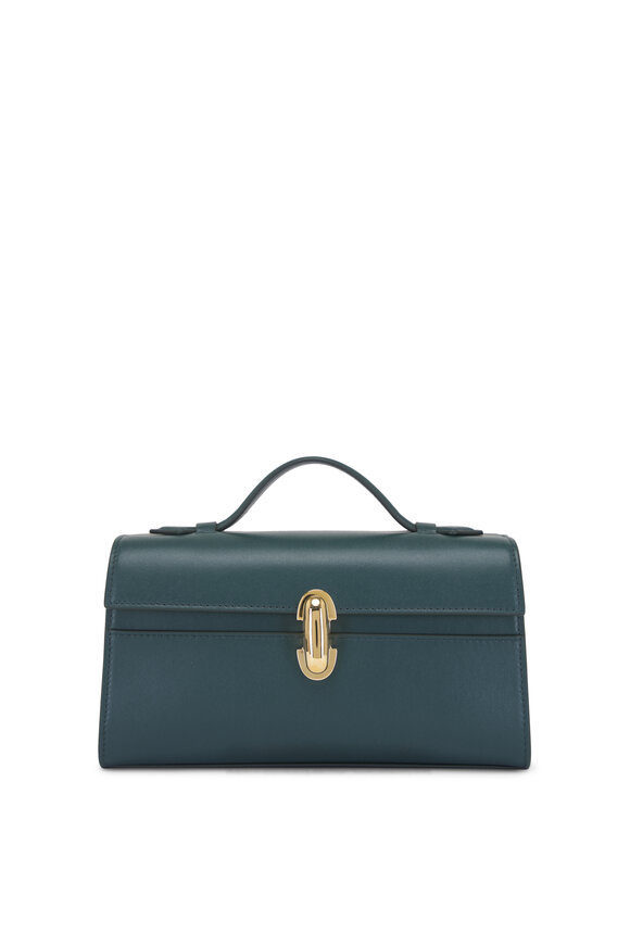 Savette Symmetry Pine Leather Pouchette