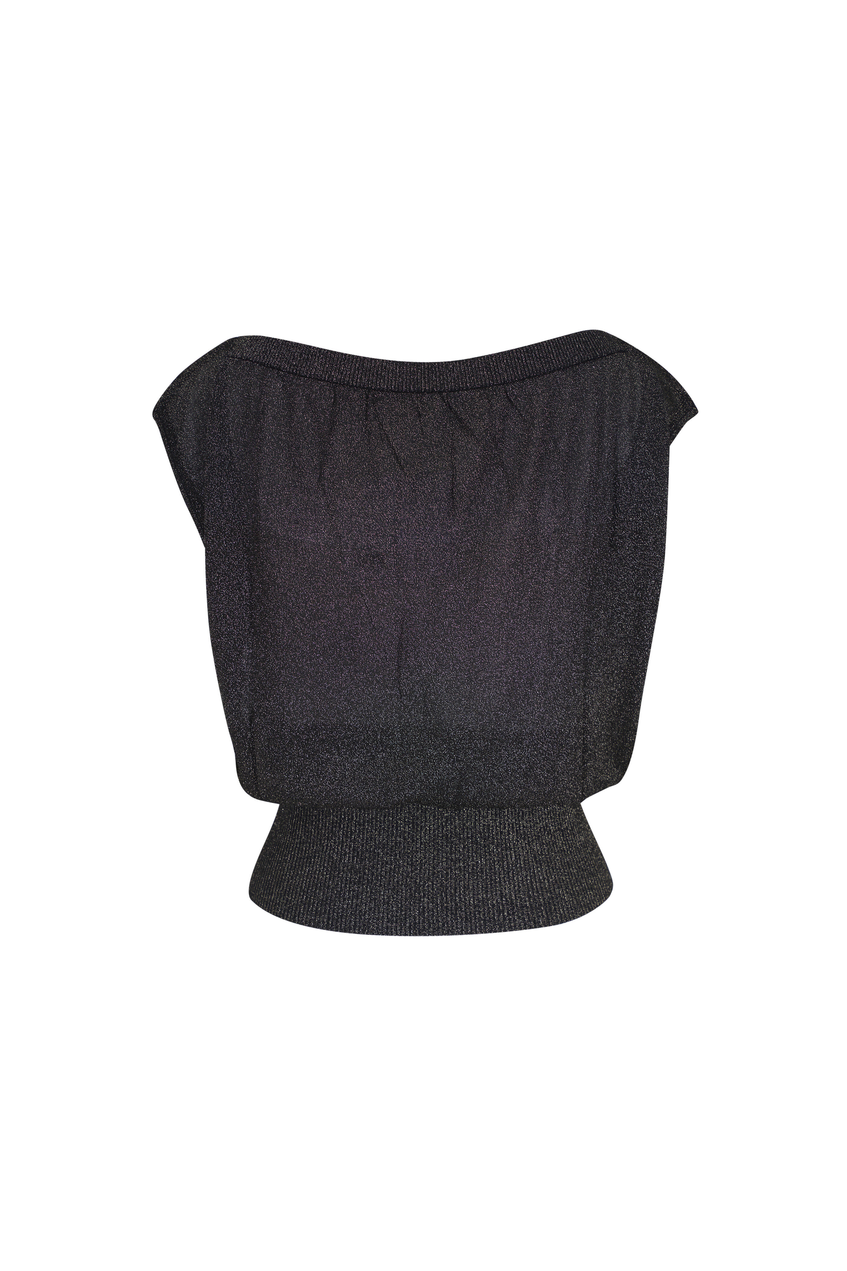 Zimmermann - Illuminate Black & Gold Metallicized Top