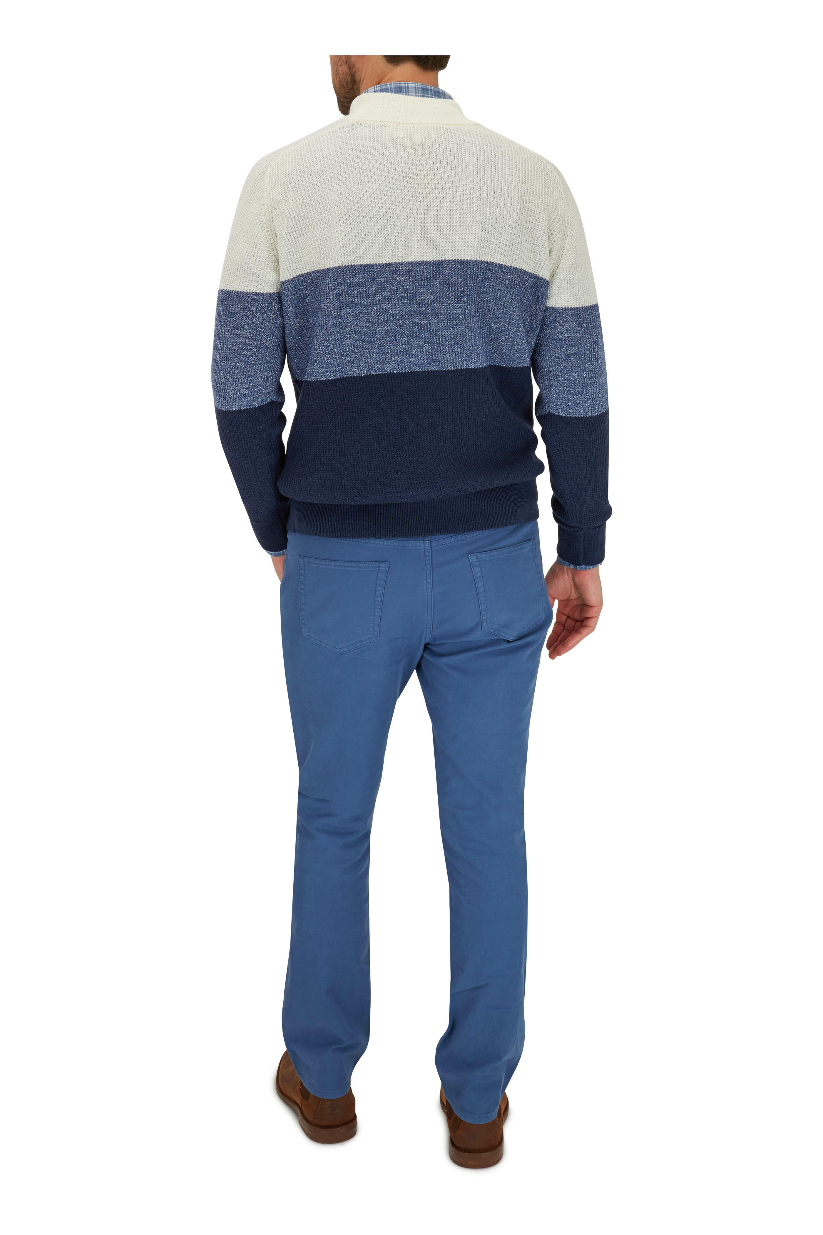 Trask - Britton Brown English Waxed Suede Chelsea Boot