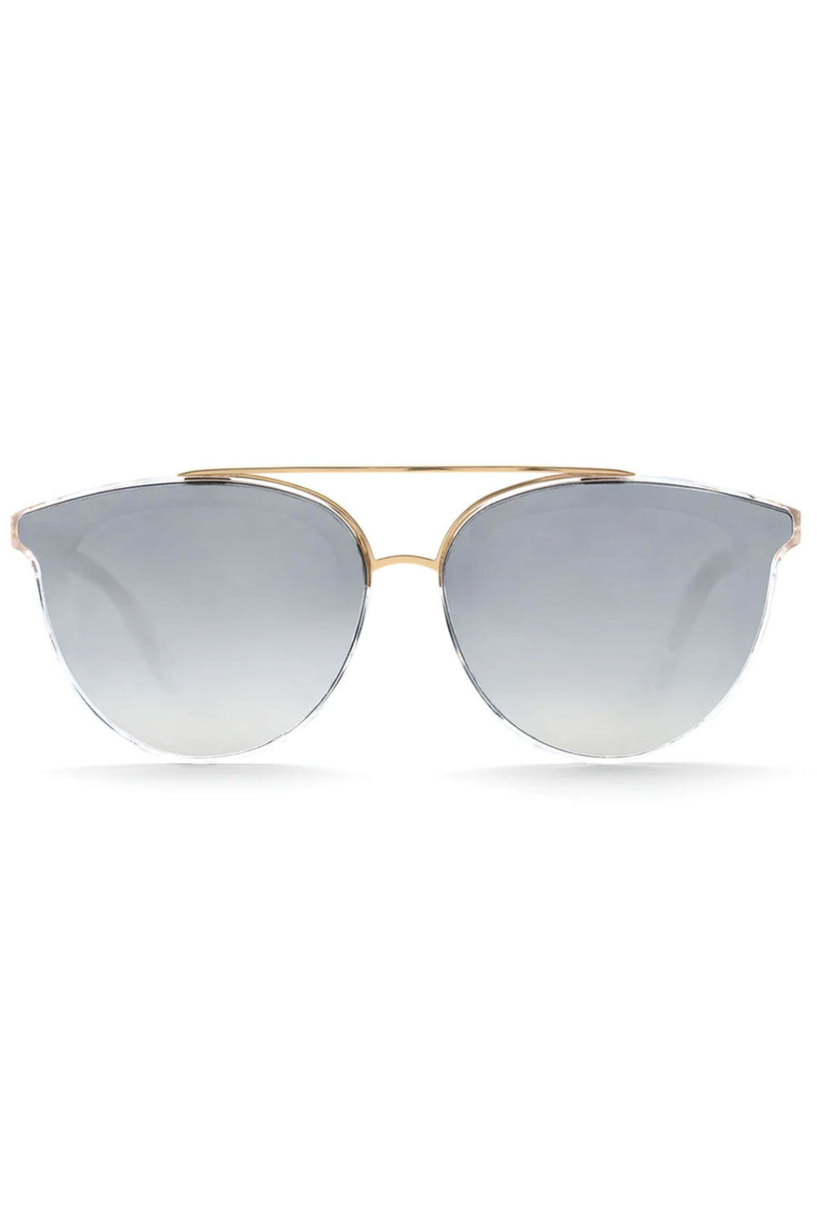 New KREWE Clio Nylon Gold Mirrored Sunglasses Krewe - Clio Nylon in Doubloon | Mitchell Stores main image 2