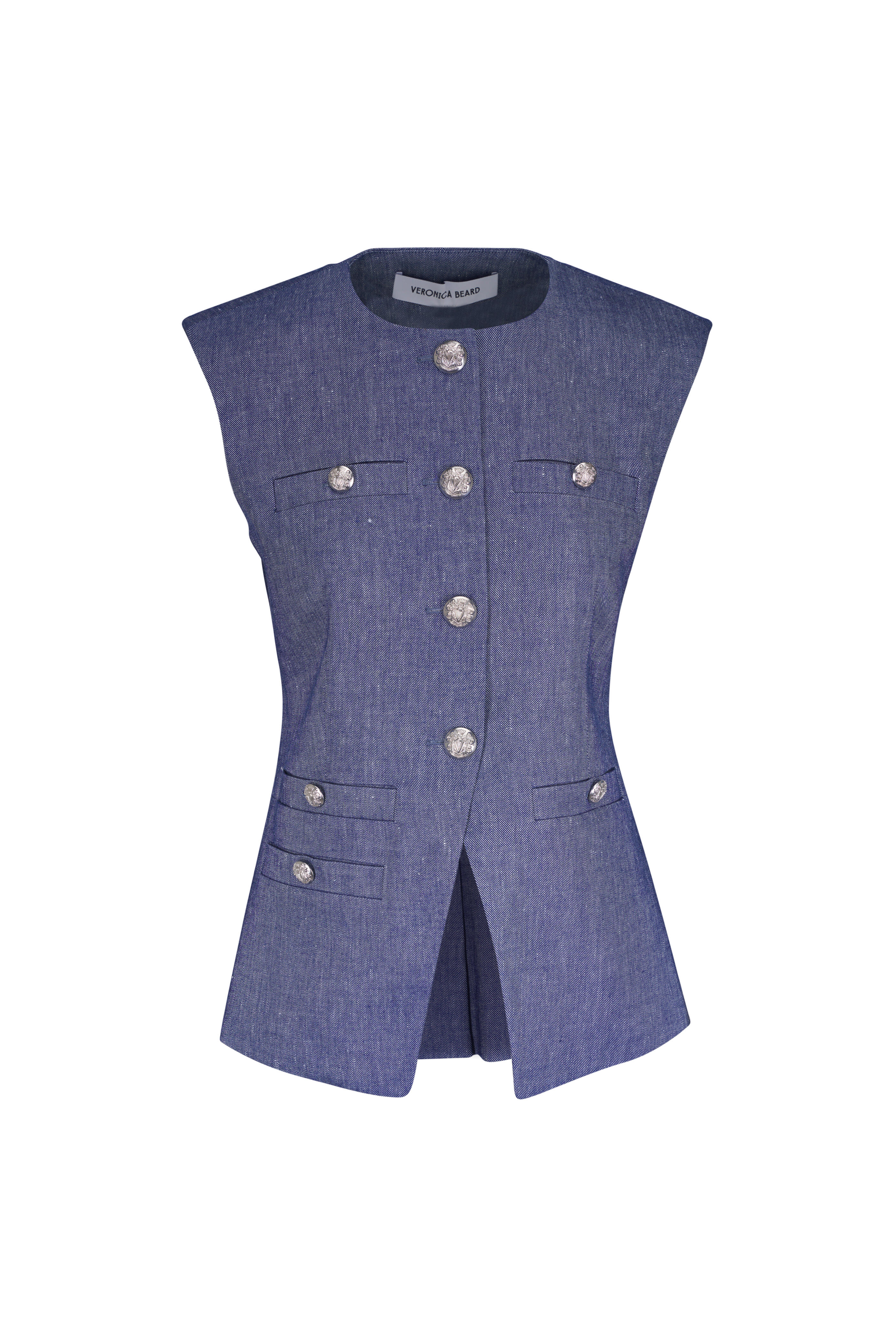 Veronica Beard - Tamara Blue Mélange Vest