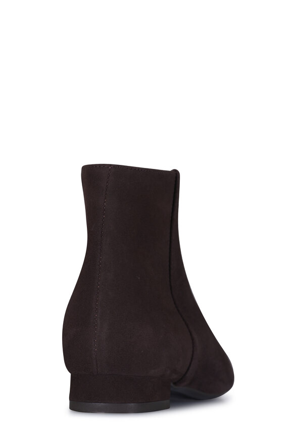 Aquatalia Priscilla Espresso Suede Bootie - view 3