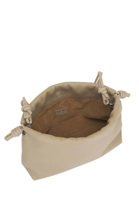 Loewe Medium Flamenco Clay Fine Grained Leather Clutch - view 4