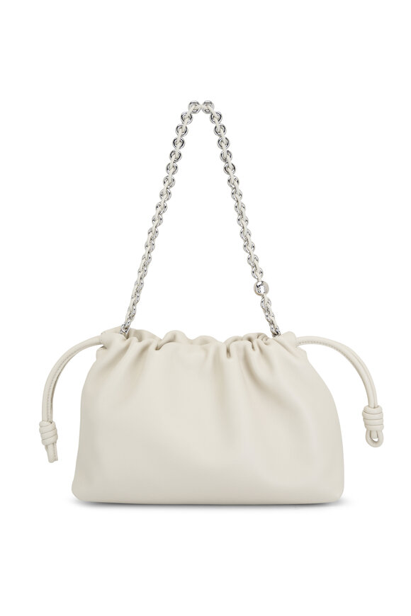 Loewe - Medium Flamenco Sea Salt Leather Chain Bag 