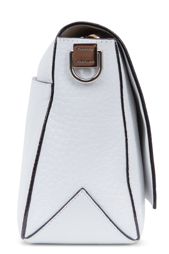 Proenza Schouler - PS Courier White Leather Two-Tone Chain Bag