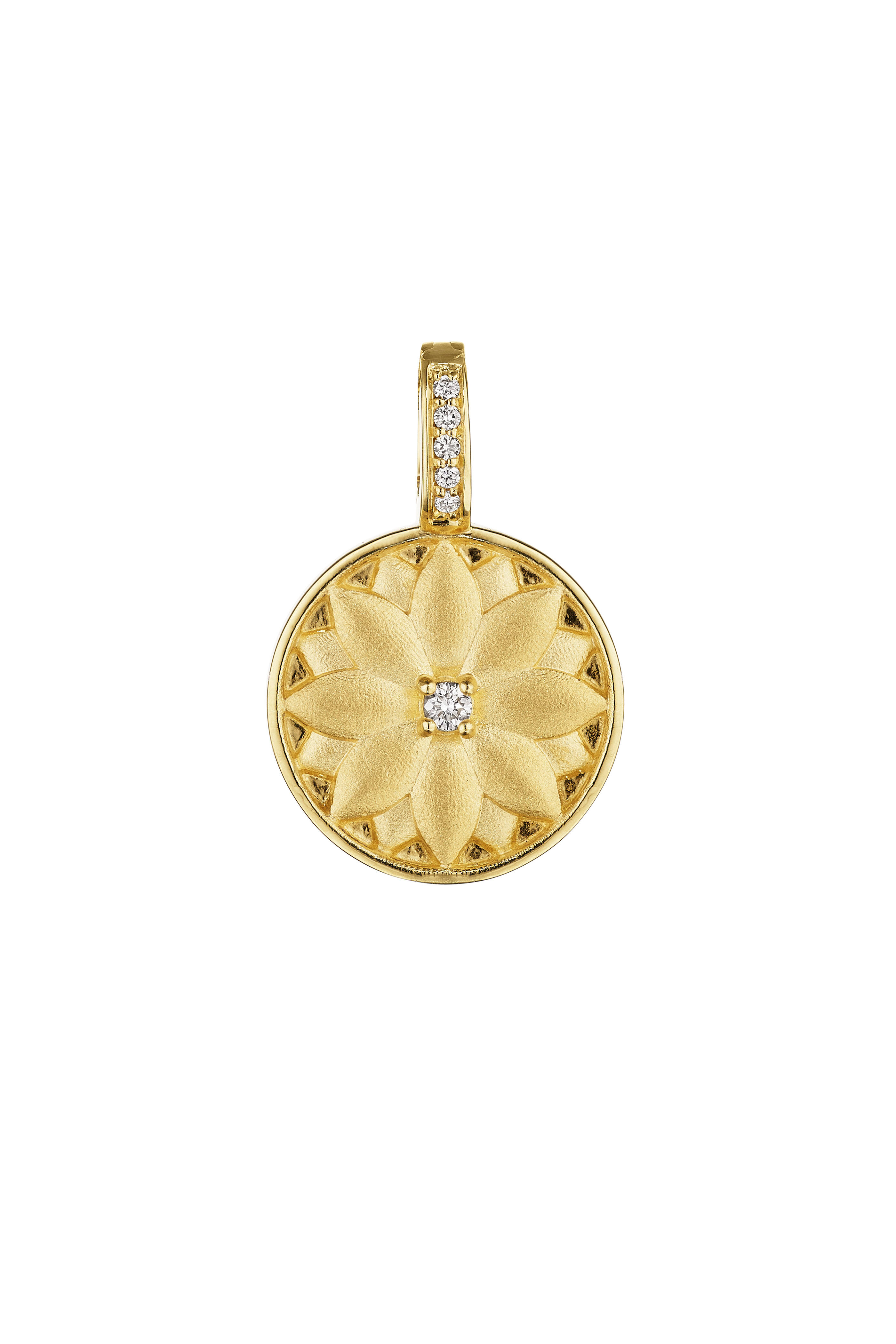 Penny Preville - Diamond Lotus Medallion | Mitchell Stores