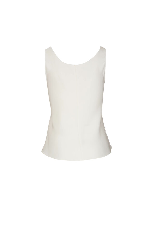 Peter Cohen Maam 4-Ply Silk White Tank - view 2