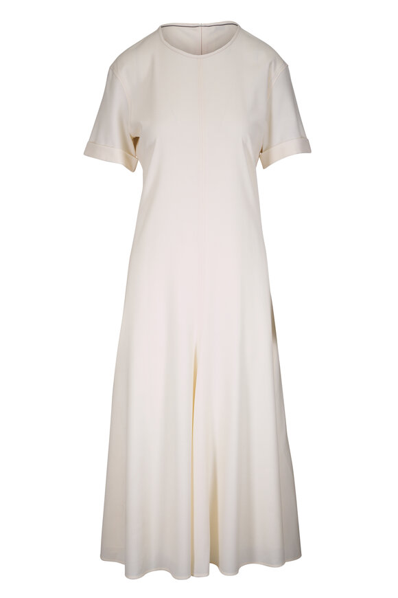 knee length dresses for ladies Sorrento Linen Midi Dress