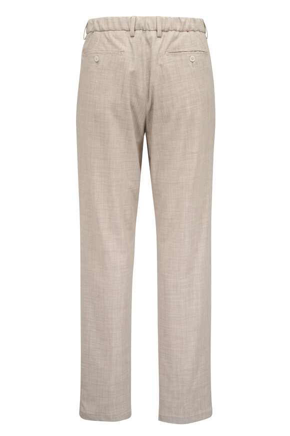 Marco Pescarolo Evo Beige Wool Crepe Dress Pant - view 3