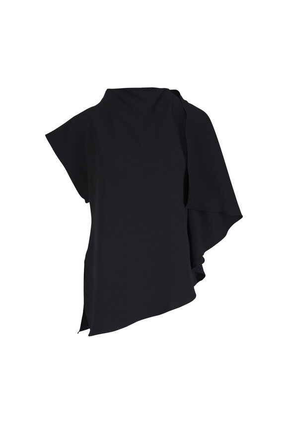 KZ_K Studio Basel Black Handkerchief Blouse