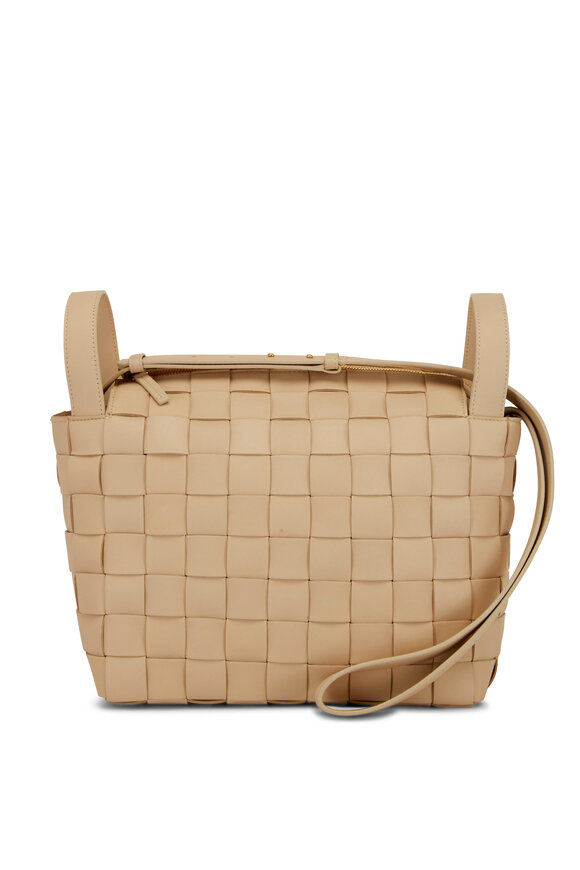 Bottega Veneta - Bowling Cassette Porridge Woven Medium Bag 