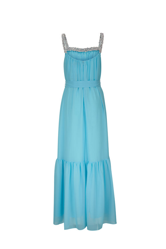 sachin and babi light blue dress Sachin & Babi Larisa Gown - Sky Blue Cascade