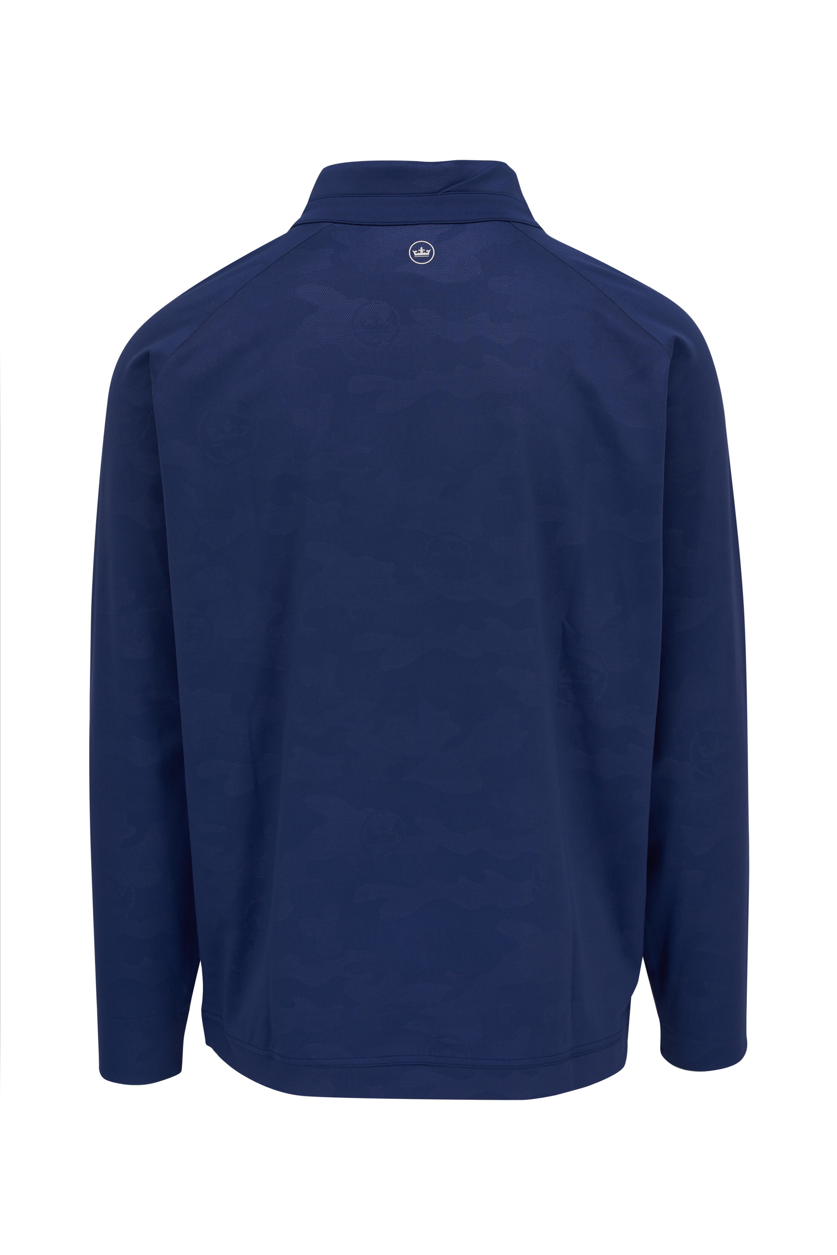 Peter Millar - Verge Logo Camo Sport Navy Quarter Zip Pullover
