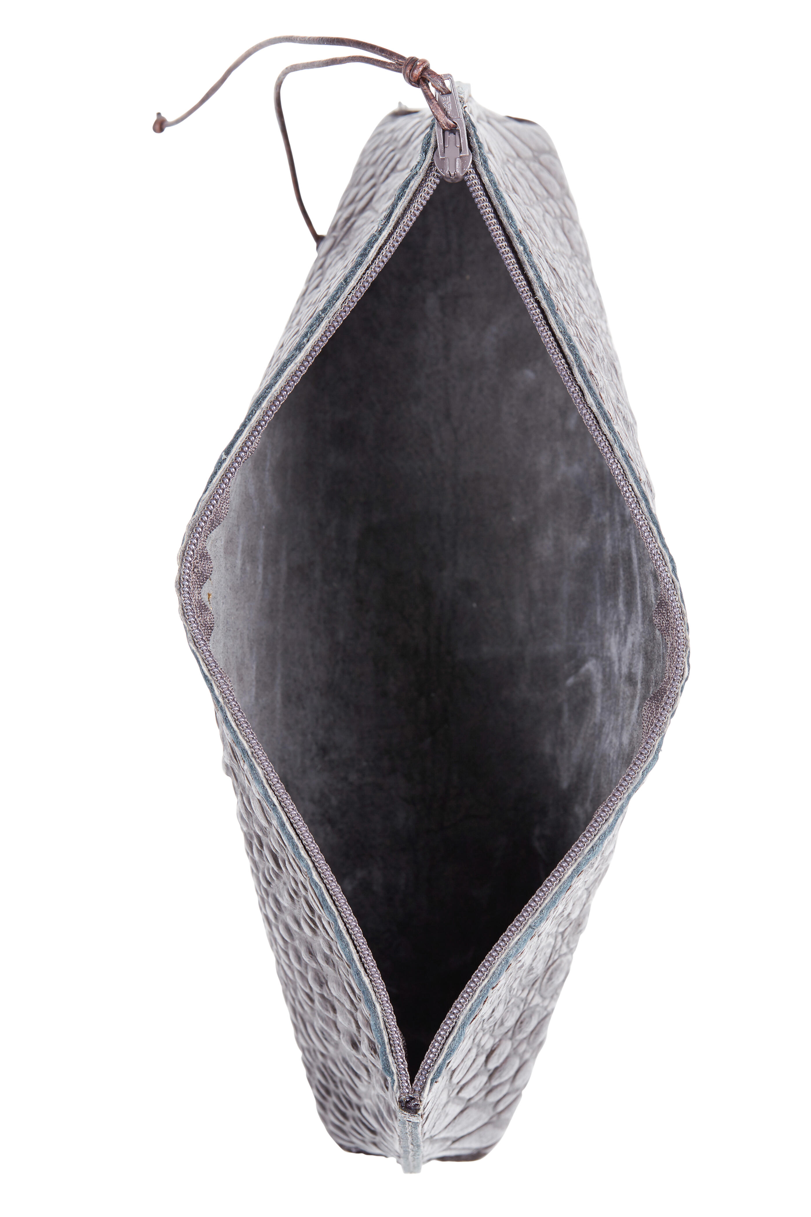 B May Bags - Granite Croc Embossed Essential Pouch