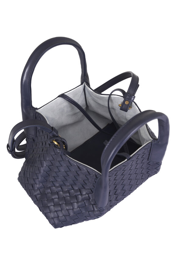 Bottega Veneta Small Pinacoteca Petroleum Glacial Shoulder Bag - view 5