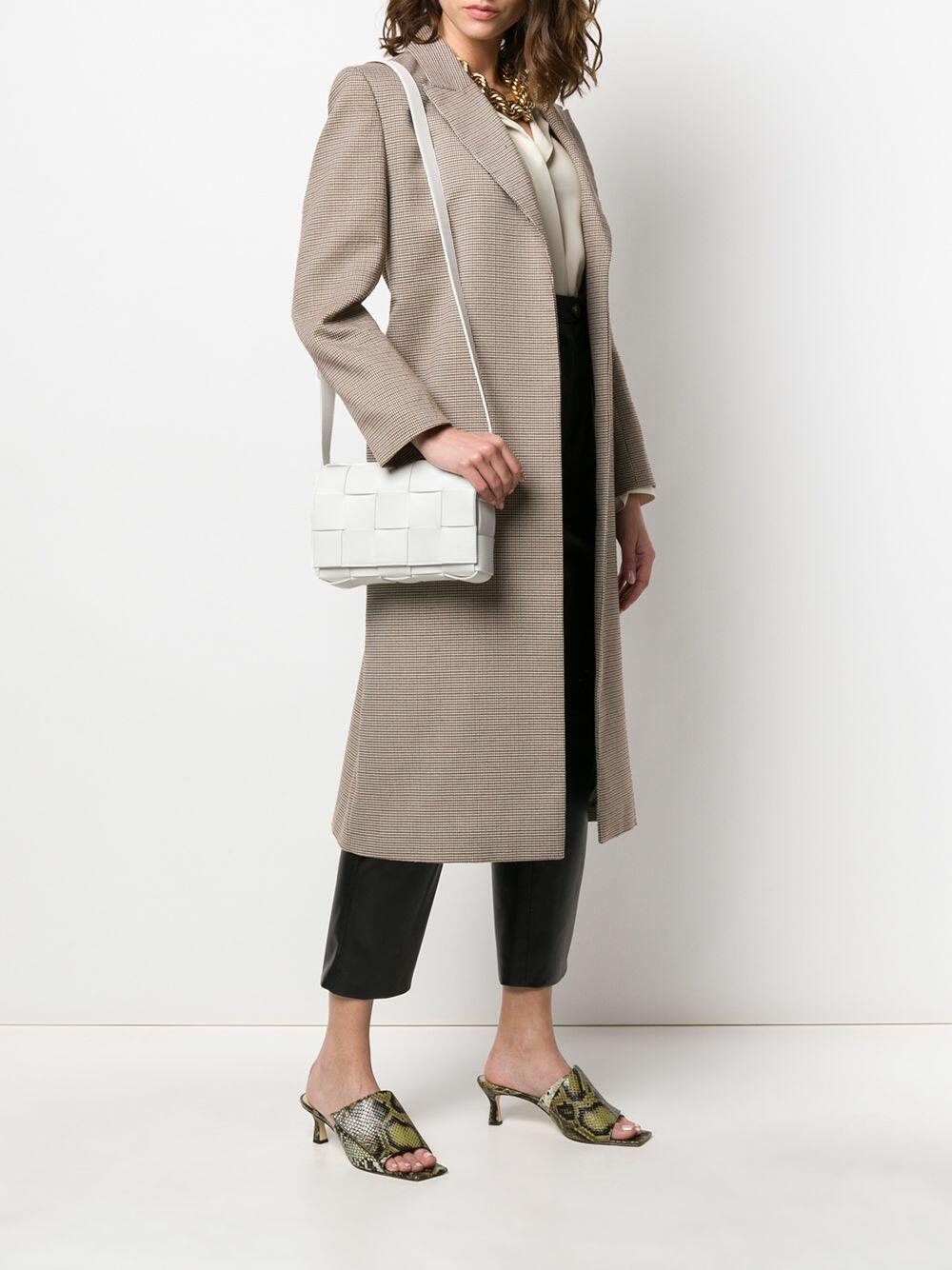 Bottega Veneta - Cassette White Quilted Leather Small Bag