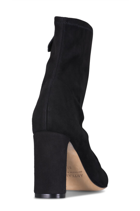 Arteana Marcella Black Suede Boot, 75mm - view 3