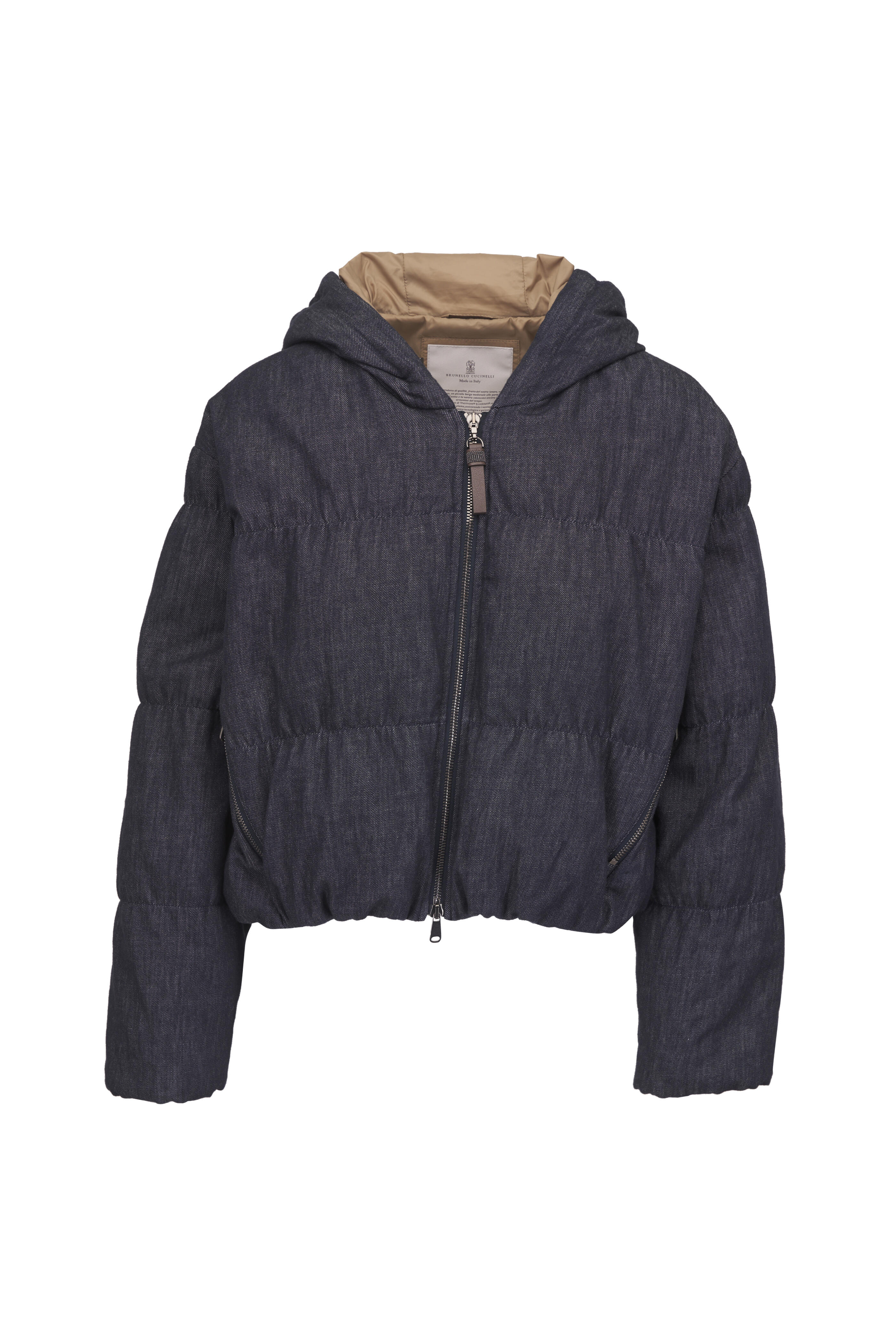 Brunello Cucinelli - Indigo Denim Puffer Jacket
